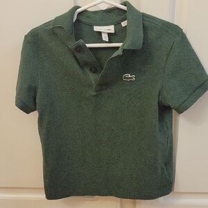 Lacoste Kids Green Polo Shirt